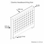 Cilantro King Charcoal Headboard