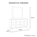 Woodstyle Dresser 6 Drawers