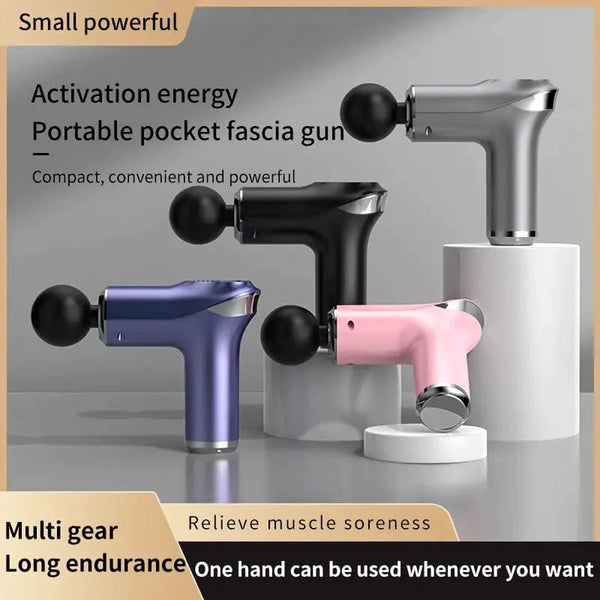  Intelligent Variable Speed Mini Fascia Gun for Muscle Relaxation