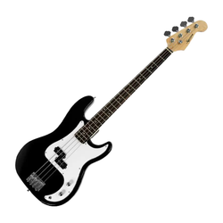 Karrera Electric Bass Guitar Pack - Black