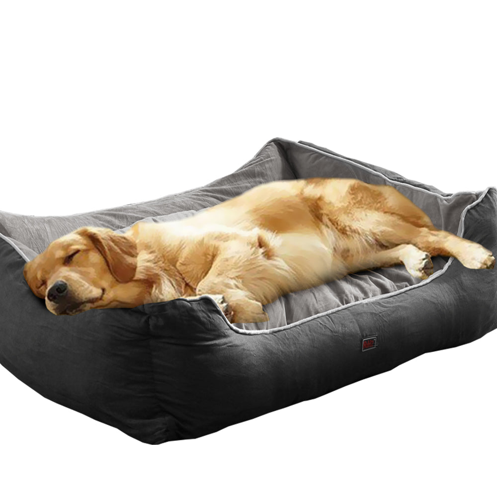 PaWz Pet Bed Mattress Dog Cat Pad Mat Puppy Cushion Soft Warm Washable XL Grey
