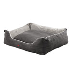 Pet Bed Mattress Dog Cat Pad Mat Puppy Cushion Soft Warm Washable L Grey
