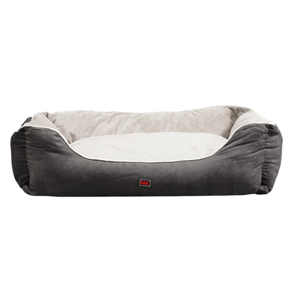 Pet Bed Mattress Dog Cat Pad Mat Puppy Cushion Soft Warm Washable L Grey