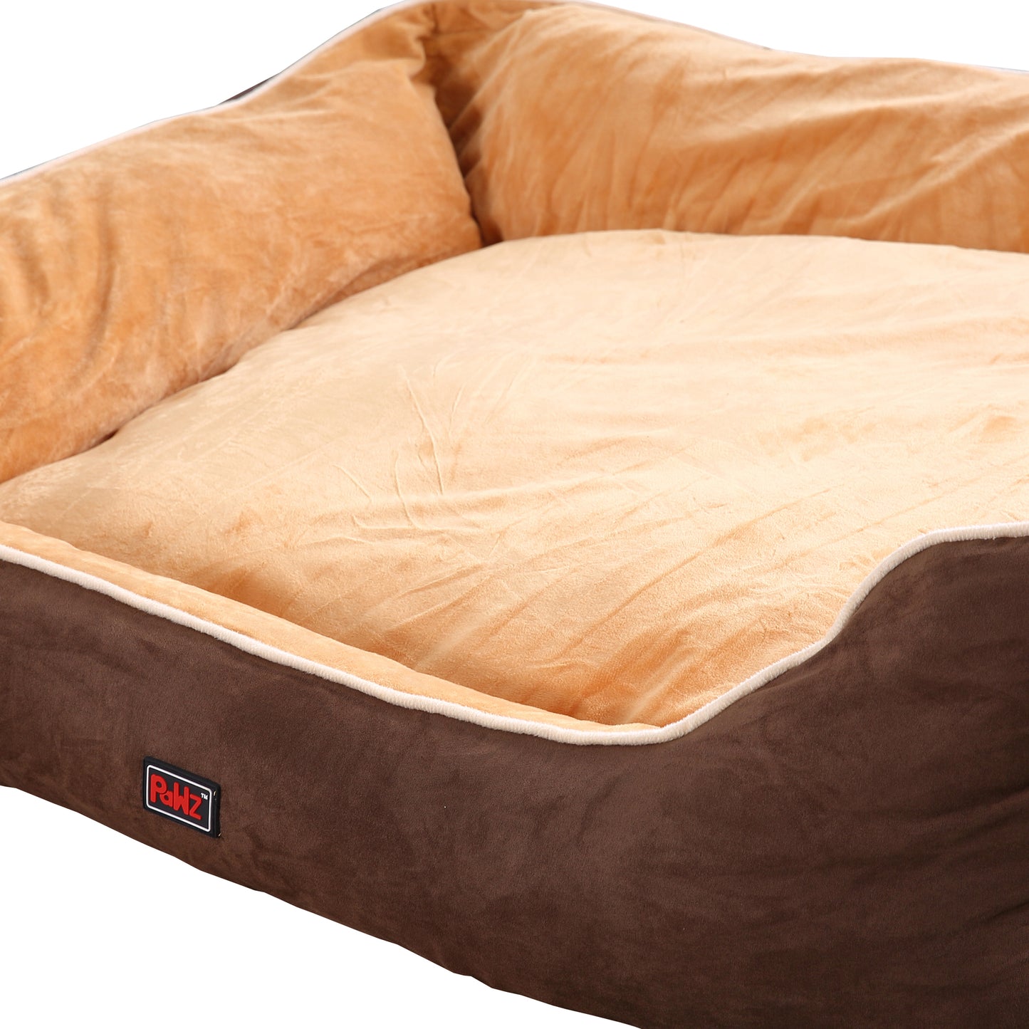 Pet Bed Mattress Dog Cat Pad Mat Puppy Cushion Soft Warm Washable XL Brown