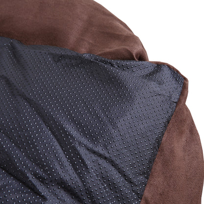 Pet Bed Mattress Dog Cat Pad Mat Puppy Cushion Soft Warm Washable XL Brown
