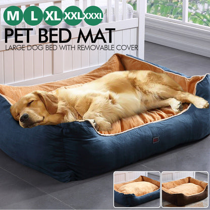 PaWz Pet Bed Mattress Dog Cat Pad Mat Puppy Cushion Soft Warm Washable XL Grey