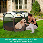 Dog Playpen Pet Play Pens Foldable Panel Tent Cage Portable Puppy Crate 48