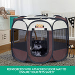 Dog Playpen Pet Play Pens Foldable Panel Tent Cage Portable Puppy Crate 36