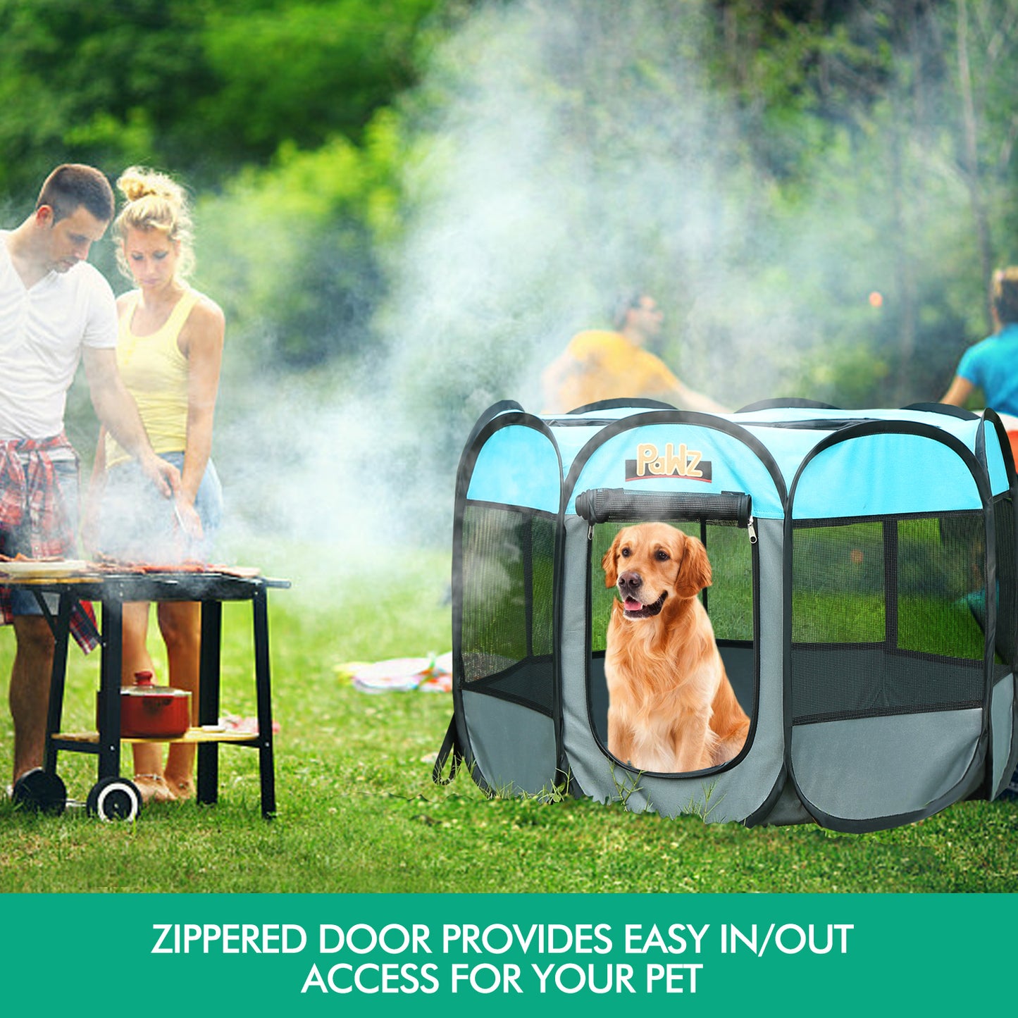 Durable Water-resistant Poratble Foldable 8 Panel Pet Playpen