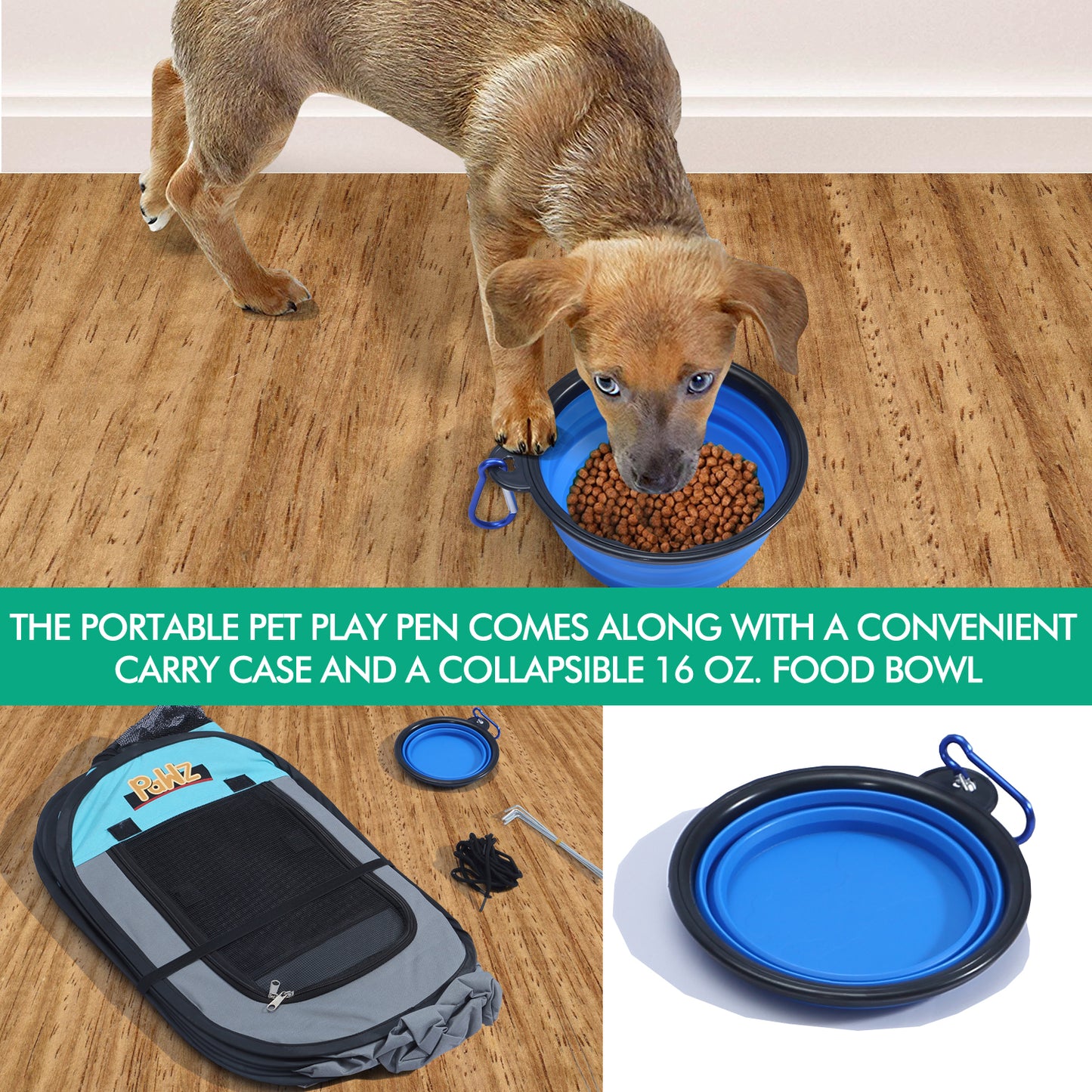 Durable Water-resistant Poratble Foldable 8 Panel Pet Playpen