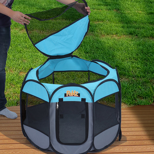 Poratble Foldable 8 Panel Pet Playpen Puppy Dog Cat Play Pens Cage Tent-JC1012-48-NV