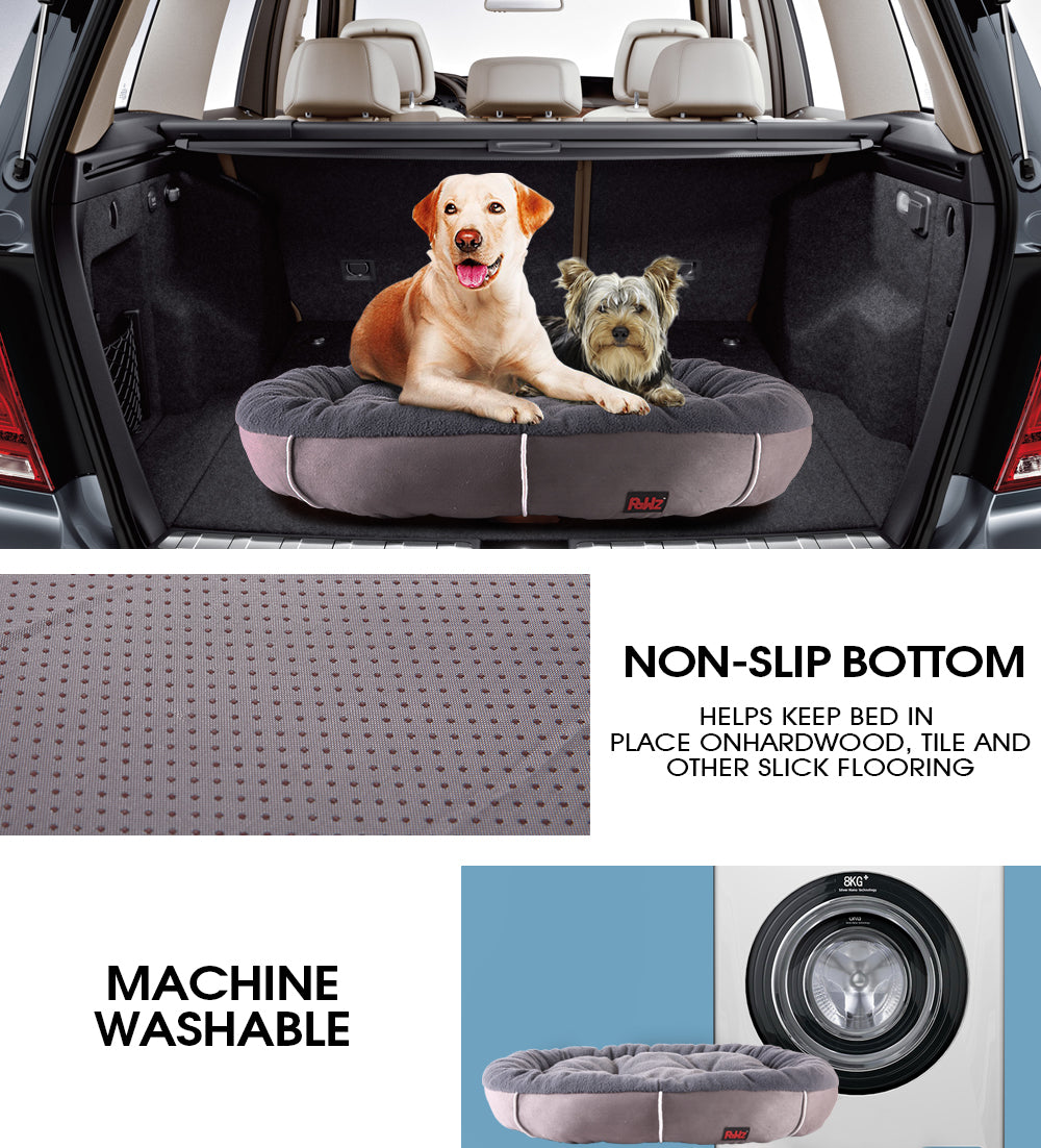 Heavy Duty Pet Bed Mattress Dog Cat Pad Mat Cushion Winter Warm Soft Size L