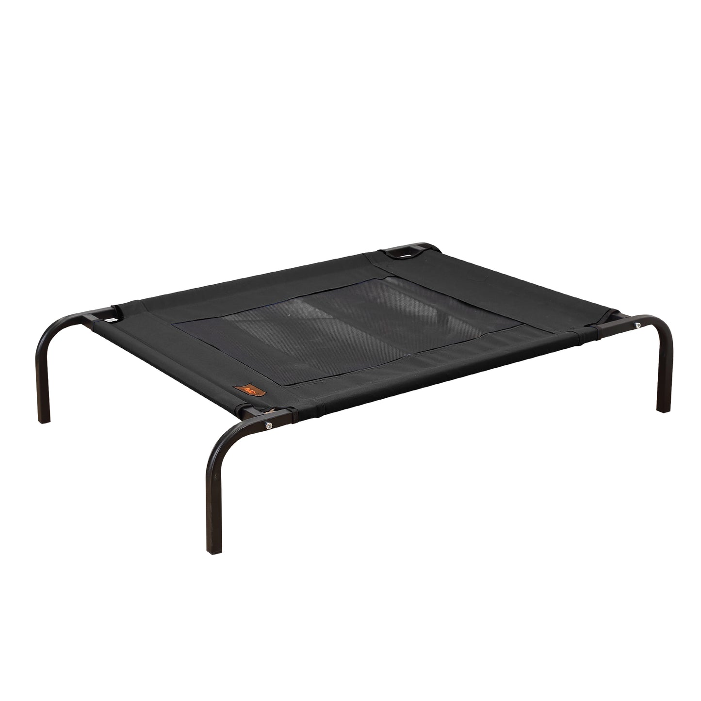 Pet Bed Heavy Duty Frame Hammock Bolster Trampoline Dog Puppy Mesh L Black