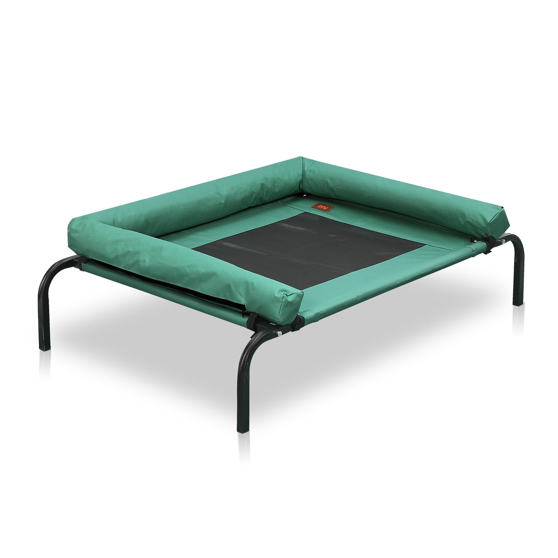 Pet Bed Heavy Duty Frame Hammock Bolster Trampoline Dog Puppy Mesh L Green