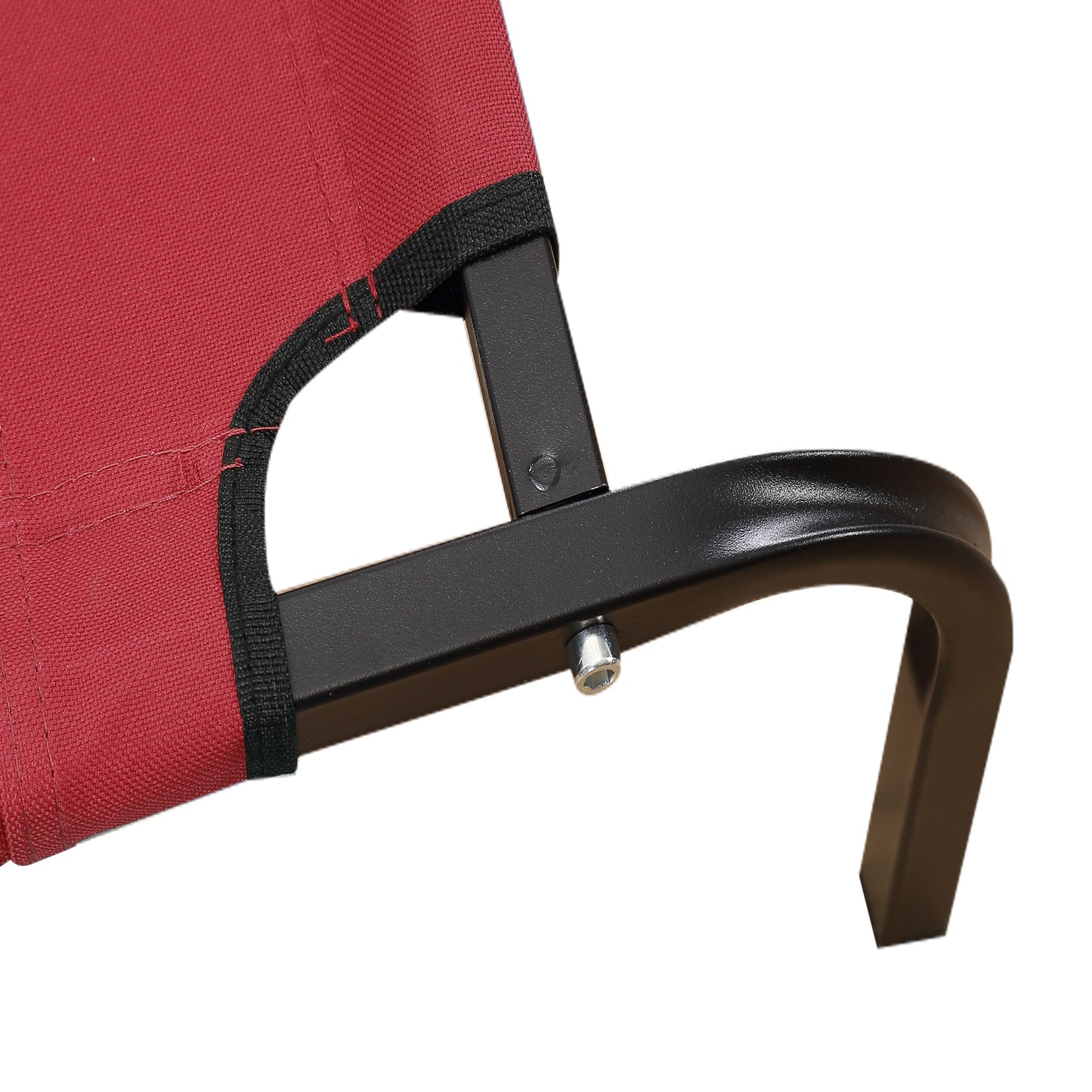 Pet Bed Heavy Duty Frame Hammock Bolster Trampoline Dog Puppy Mesh L Red