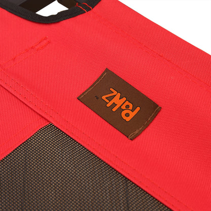 Pet Bed Heavy Duty Frame Hammock Bolster Trampoline Dog Puppy Mesh L Red