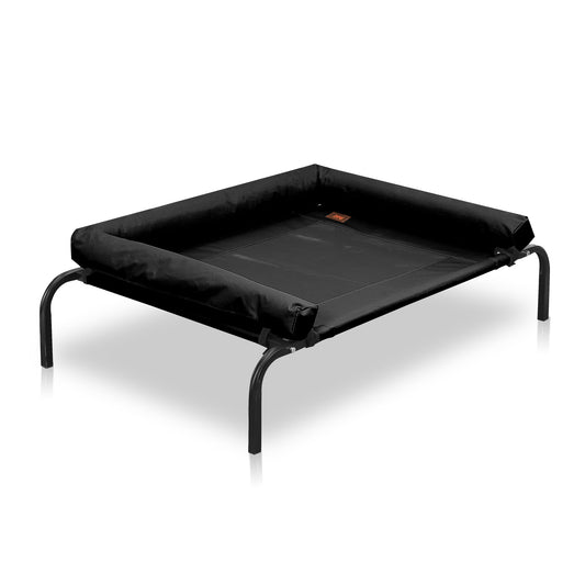 idropship Medium BlackHeavy Duty Pet Bed Bolster Trampoline