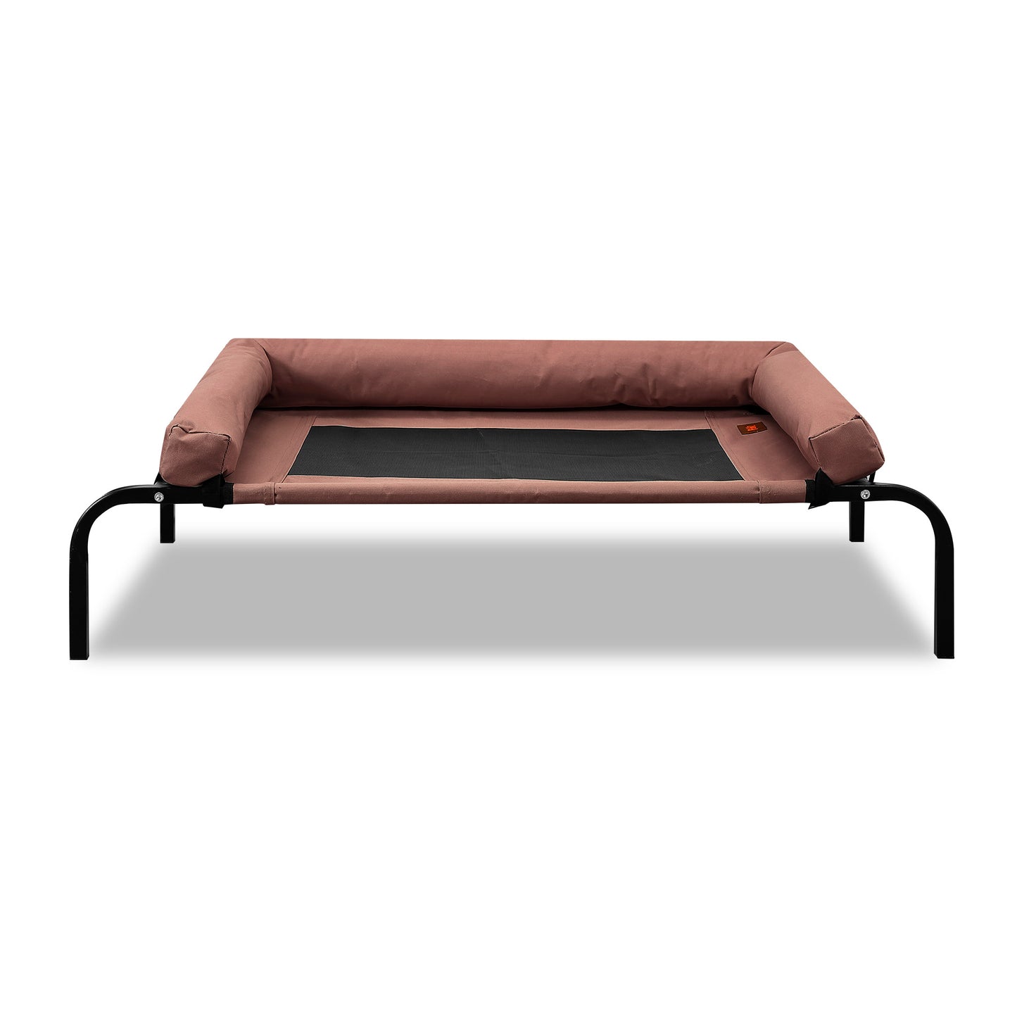 Pet Bed Heavy Duty Frame Hammock Bolster Trampoline Dog Puppy Mesh M Coffee