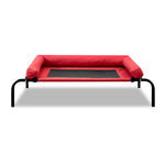 Medium Red Heavy Duty Pet Bed Bolster Trampoline