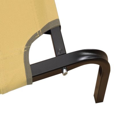 Medium Tan Heavy Duty Pet Bed Bolster Trampoline