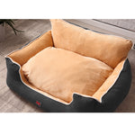 Pet Bed Dog Puppy Beds Cushion Pad Pads Soft Plush Cat Pillow Mat Grey 3XL
