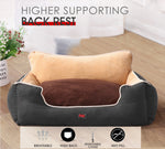 Pet Bed Dog Puppy Beds Cushion Pad Pads Soft Plush Cat Pillow Mat Grey 3XL
