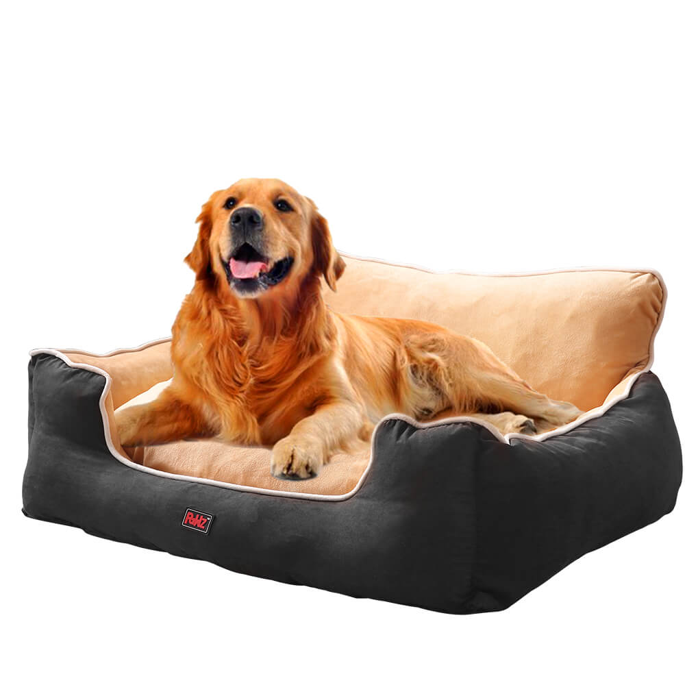 Pet Bed Dog Puppy Beds Cushion Pad Pads Soft Plush Cat Pillow Mat Grey 3XL