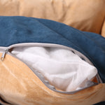 Pet Bed Dog Puppy Beds Cushion Pad Pads Soft Plush Cat Pillow Mat Blue L