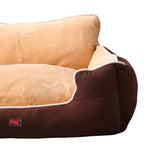Pet Bed Dog Puppy Beds Cushion Pad Pads Soft Plush Cat Pillow Mat Brown L