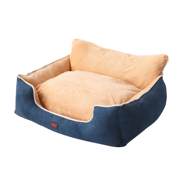  Pet Bed Dog Puppy Beds Cushion Pad Pads Soft Plush Cat Pillow Mat Blue M