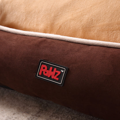 Pet Bed Dog Puppy Beds Cushion Pad Pads Soft Plush Cat Pillow Mat Brown M