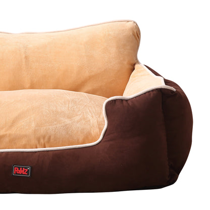 Pet Bed Dog Puppy Beds Cushion Pad Pads Soft Plush Cat Pillow Mat Brown M