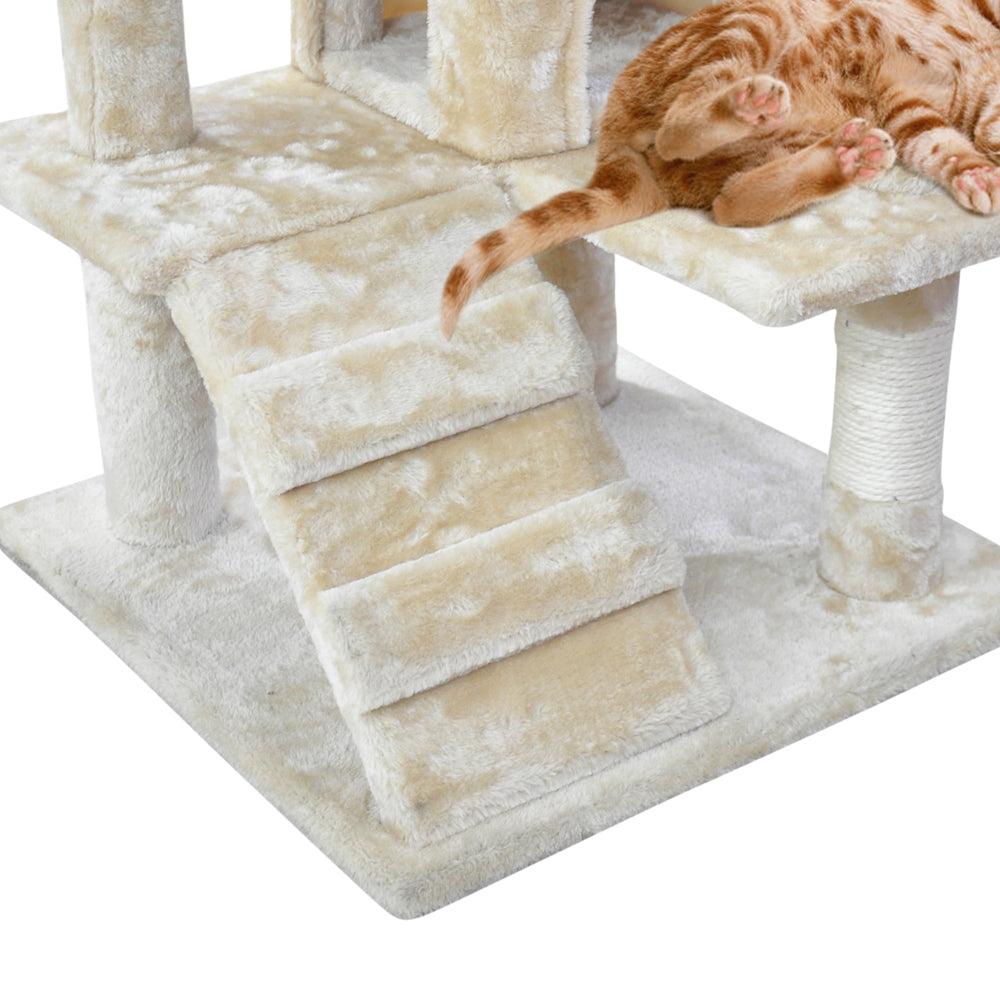 Pet Cat Tree Scratching Post Scratcher Trees Pole Gym Condo Furniture Wood