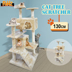 Pet Cat Tree Scratching Post Scratcher Trees Pole Gym Condo Furniture Wood