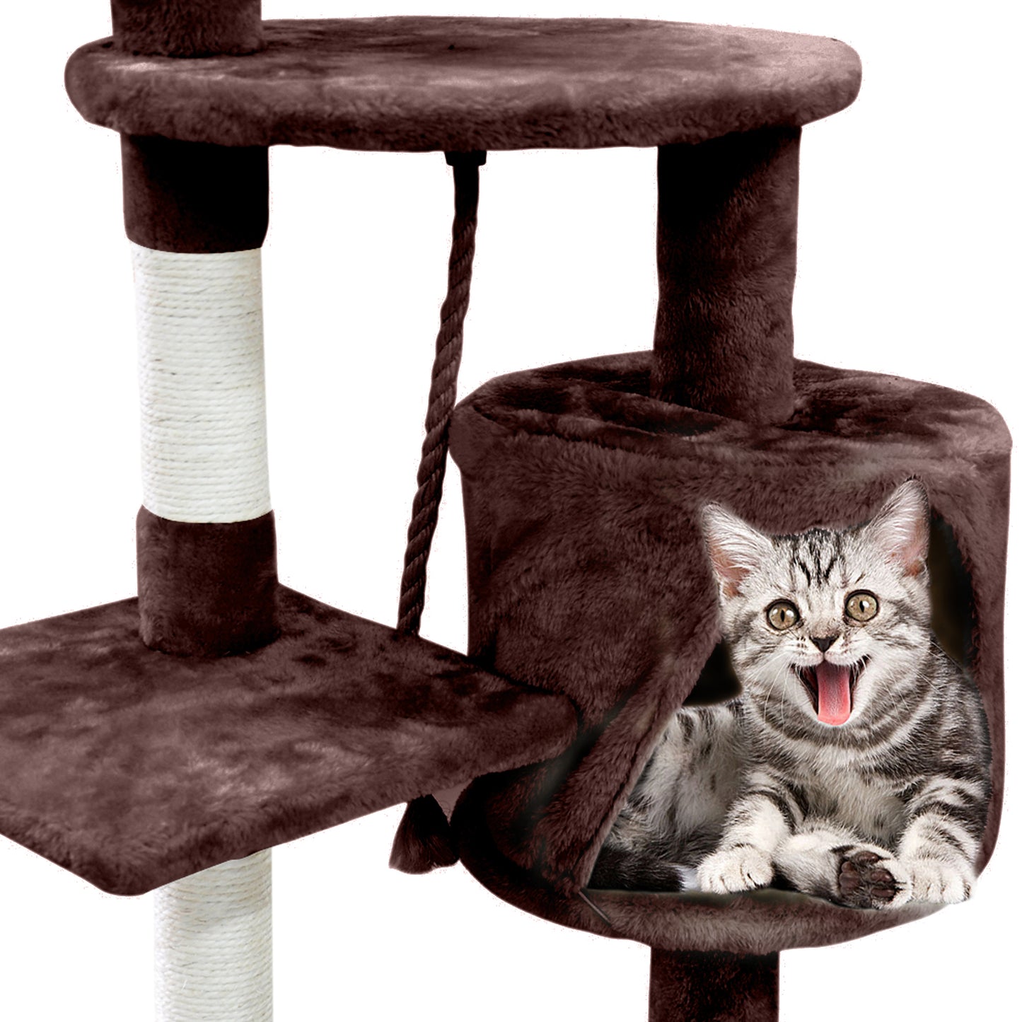 1-1M Cat Scratching Post Tree Gym House Condo Furniture Scratcher Tower