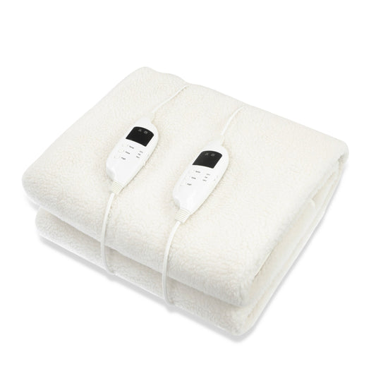 Fleece 9 Level Heated Settings Electric Blanket - King