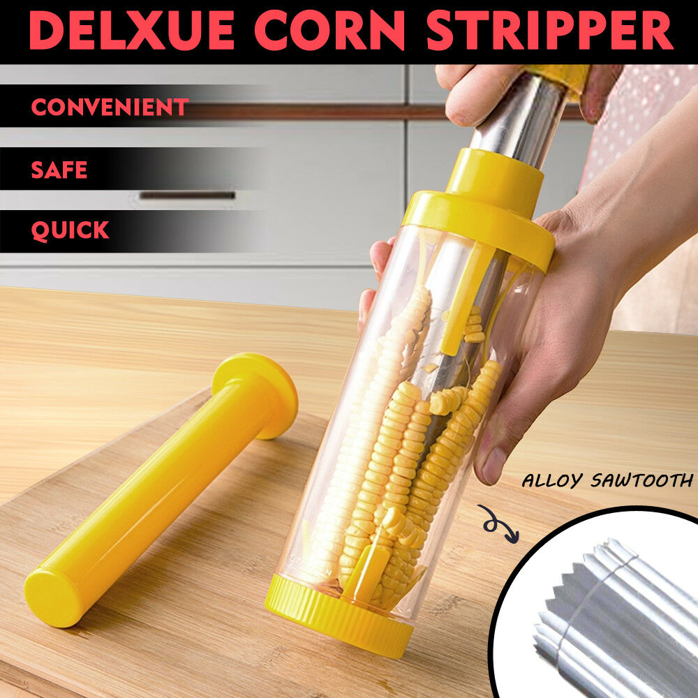 Kitchen Helper Corn Kerneler Peeler Stripper Remover Slicer Thresher Cutter Tool