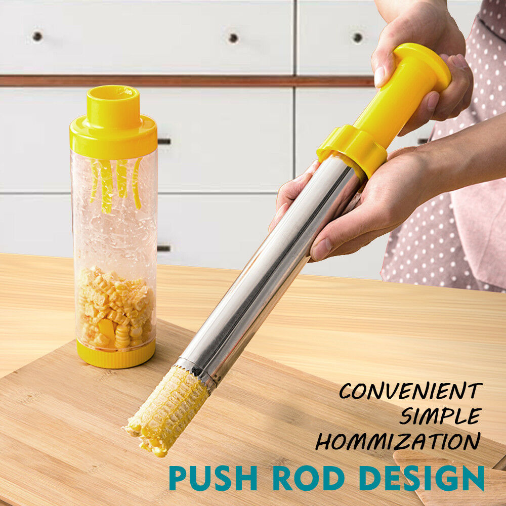 Kitchen Helper Corn Kerneler Peeler Stripper Remover Slicer Thresher Cutter Tool