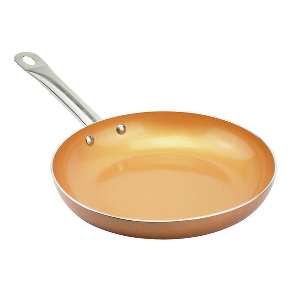  Ceramic Copper Non-Stick Induction Frying Pan Dishwasher Oven Safe Fry Cookware