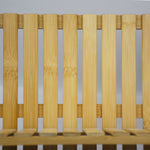 Dish Rack Bamboo Foldable Drainer Drying Dish Holder Plate Utensil Cultery Tray