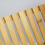 Dish Rack Bamboo Foldable Drainer Drying Dish Holder Plate Utensil Cultery Tray