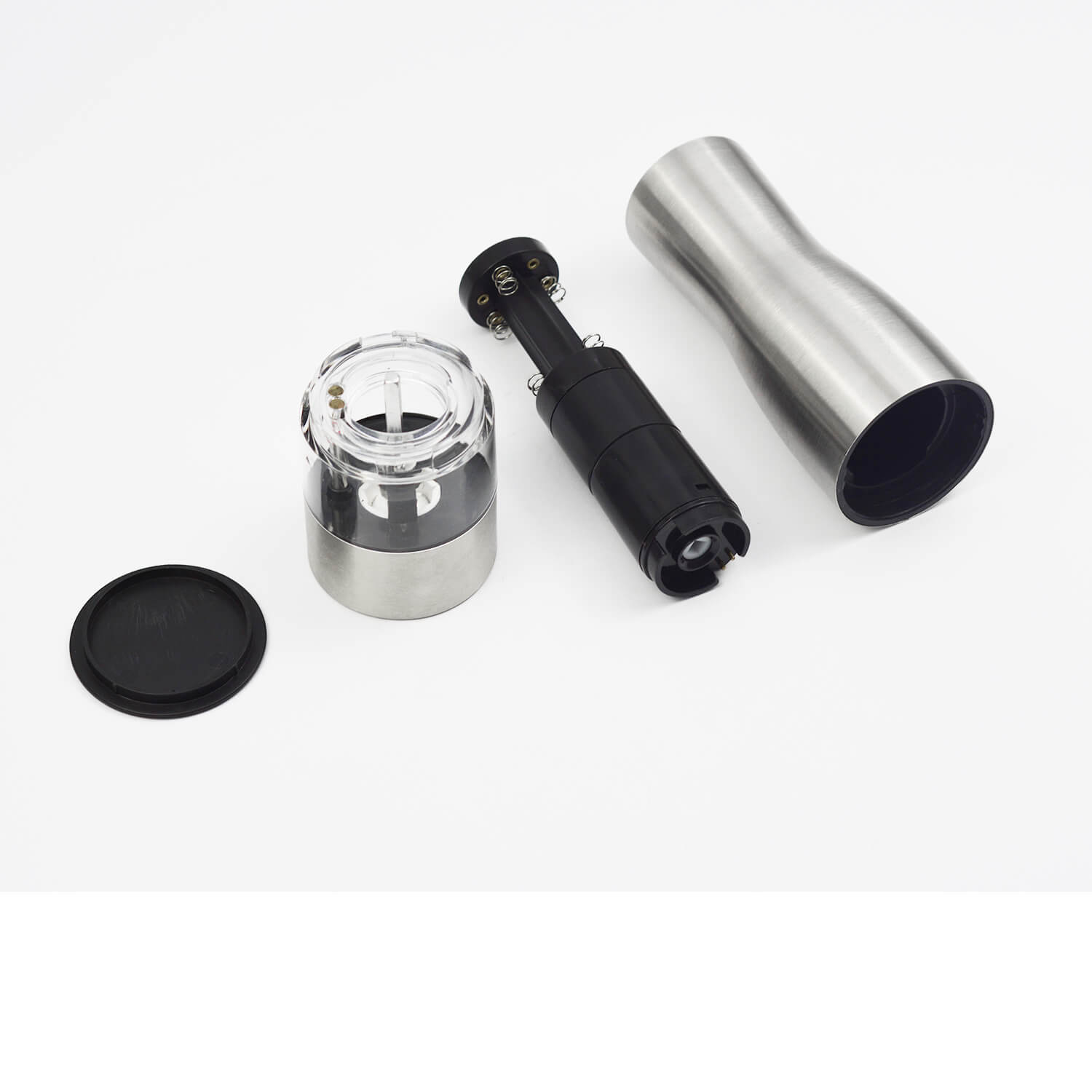 Stainless Steel Electric Salt Pepper Grinder Set Ceramic Mills Shakers Spice
