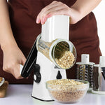 Kitchen Multifunction Vegetable Food Manual Rotary Grater Chopper Slicer Cutter