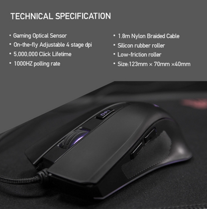 Major Gaming Keyboard and Mouse Combo