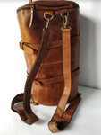 Crafted Bosski Leather Bag Travel Duffel - Brown