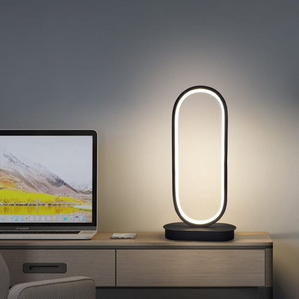 LED Aluminium Desk Night Lamp Oval Shape