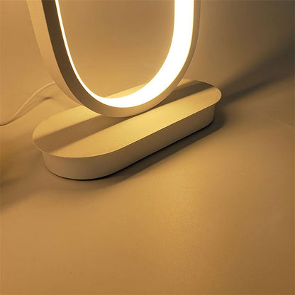 LED Aluminium Desk Night Lamp Oval Shape
