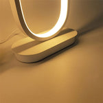 LED Aluminium Desk Night Lamp Oval Shape