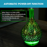 Ultrasonic Aroma Aromatherapy Diffuser 3D Light Oil Firework Humidifier