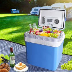 24L Capacity Heating Portable Storage Camping Fridge
